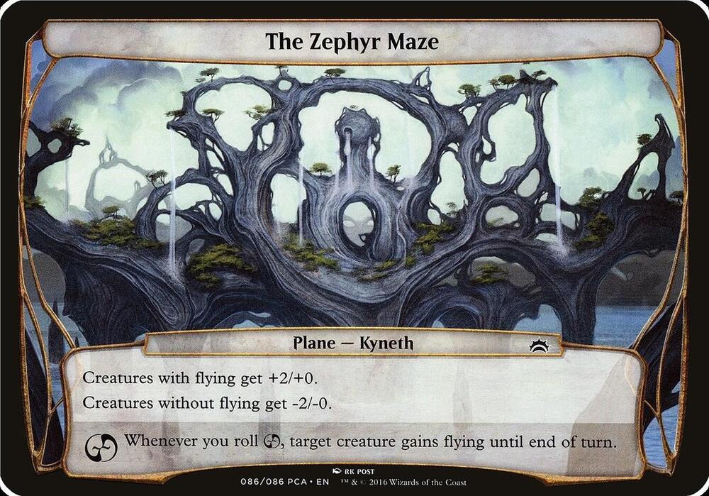 The Zephyr Maze (Planechase Anthology) [Oversize Cards]