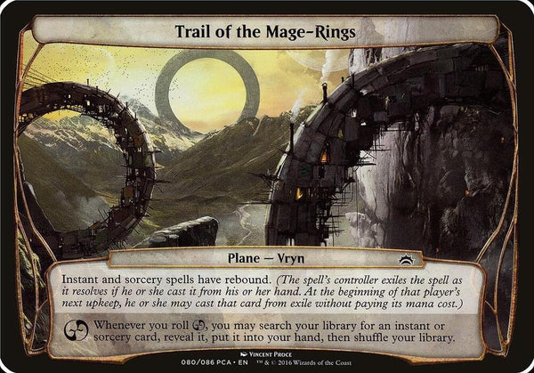 Trail of the Mage-Rings (Planechase Anthology) [Oversize Cards]