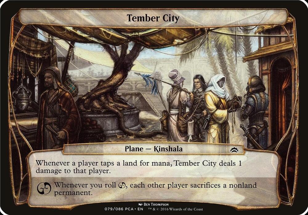Tember City (Planechase Anthology) [Oversize Cards]