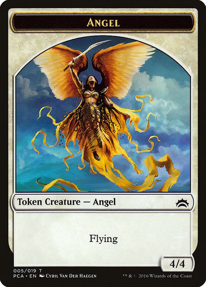 Angel // Saproling Double-Sided Token (5 // 19) [Planechase Anthology]