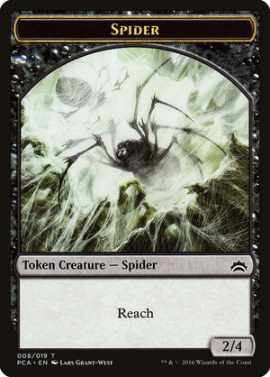 Spider // Saproling Double-Sided Token (8 // 19) [Planechase Anthology]