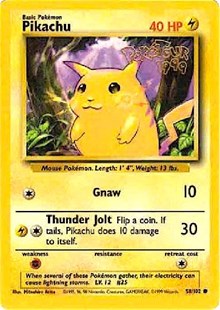 Pikachu - 58/102 (PokeTour 1999) (058/102) [Miscellaneous Cards and Products]