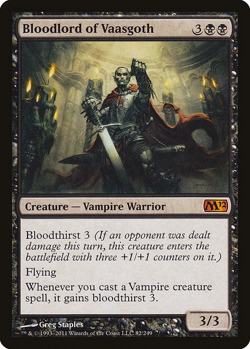 Bloodlord of Vaasgoth (82) [Magic 2012]