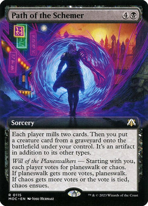 Path of the Schemer (115) [March of the Machine Commander] [Extended Art]