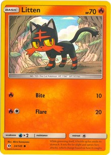 Litten - 24/149 (Water Web Holo) (024/149) [Miscellaneous Cards and Products]