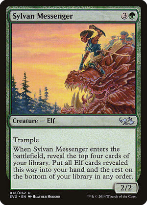 Sylvan Messenger (12) [Duel Decks Anthology: Elves vs. Goblins]