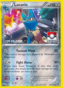 Lucario - 63/124 (Pokemon League) [2nd Place] (063/124) [League and Championship Cards]