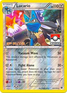 Lucario - 63/124 (Pokemon League) [3rd Place] (063/124) [League and Championship Cards]