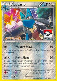 Lucario - 63/124 (Pokemon League) [4th Place] (063/124) [League and Championship Cards]