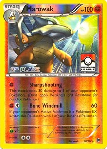 Marowak - 78/162 (Pokemon League) [2nd Place] (078/162) [League and Championship Cards]