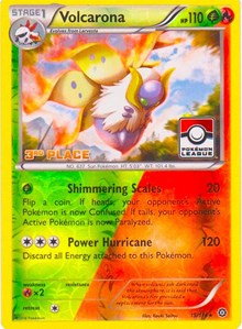 Volcarona - 15/114 (Pokemon League) [3rd Place] (015/114) [League and Championship Cards]
