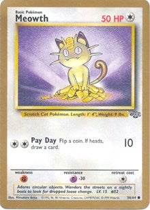 Meowth - 56/64 (Gold Bordered Promo) (56/64) [Miscellaneous Cards and Products]