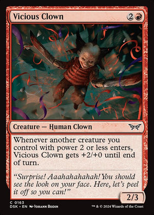 Vicious Clown (163) [Duskmourn: House of Horror]
