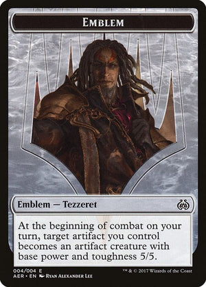 Emblem - Tezzeret the Schemer (4) [Aether Revolt]