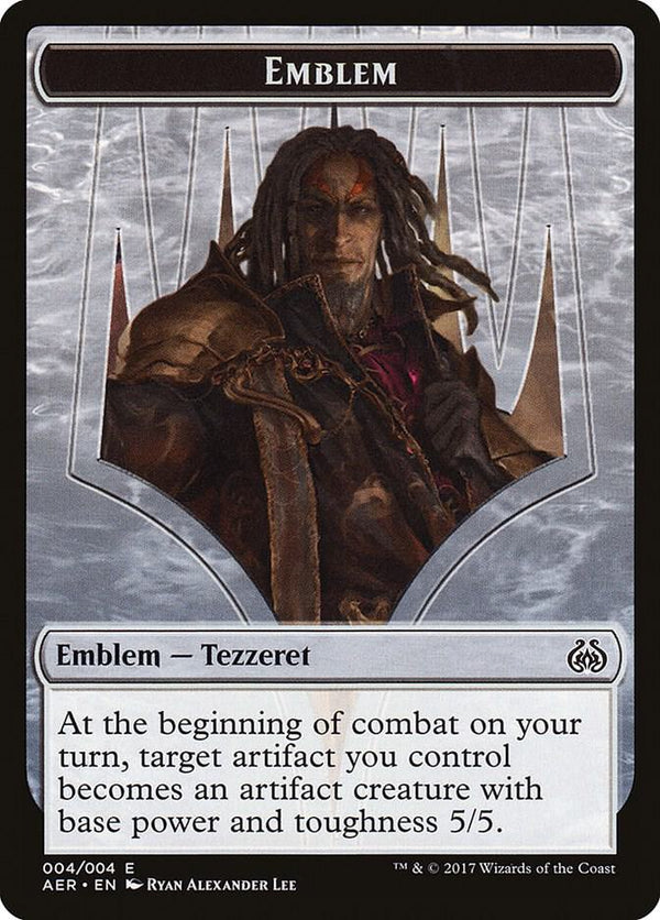 Emblem - Tezzeret the Schemer (4) [Aether Revolt]