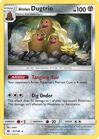 Alolan Dugtrio (87/149) [SM Base Set]
