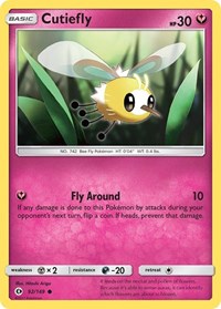 Cutiefly (92/149) [SM Base Set]