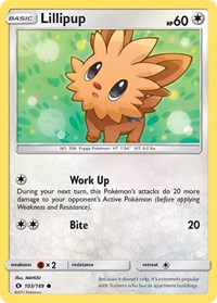 Lillipup (103/149) [SM Base Set]