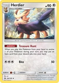 Herdier (104/149) [SM Base Set]