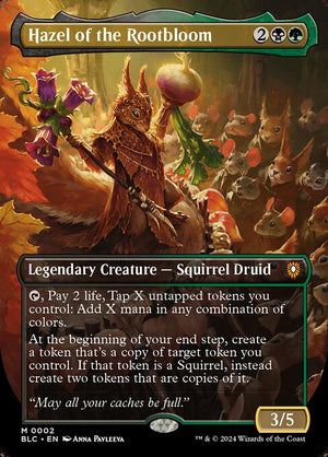 Hazel of the Rootbloom (2) [Bloomburrow Commander]