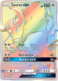 Tauros GX (Secret) (156/149) [SM Base Set]