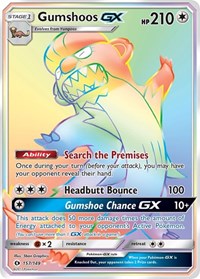 Gumshoos GX (Secret) (157/149) [SM Base Set]