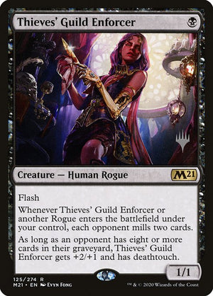 Thieves' Guild Enforcer (125p) [Core Set 2021 Promos]
