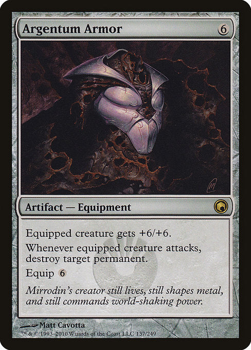 Argentum Armor (137) [Scars of Mirrodin]