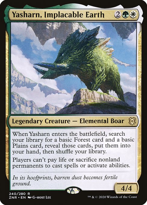 Yasharn, Implacable Earth (240) [Zendikar Rising]
