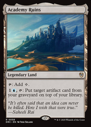 Academy Ruins (58) [Aetherdrift Commander]