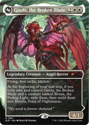 Gisela, the Broken Blade (1387) [Secret Lair Drop] [Borderless]