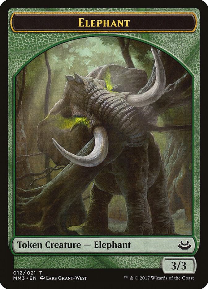 Elephant Token (12) [Modern Masters 2017]
