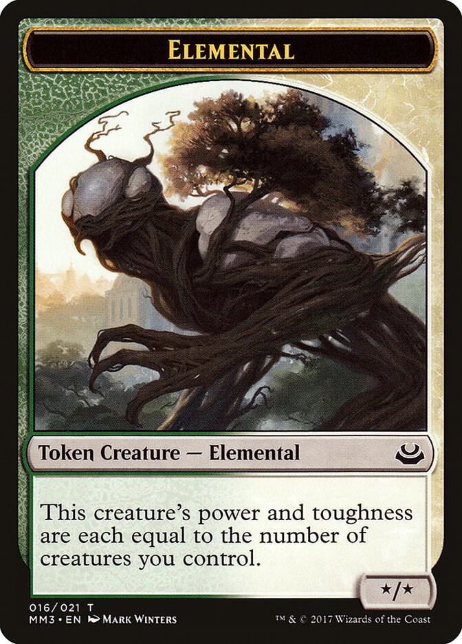 Elemental Token (16) [Modern Masters 2017]