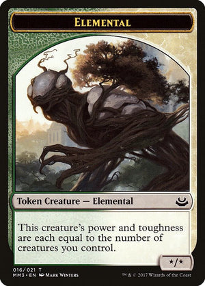 Elemental Token (16) [Modern Masters 2017]