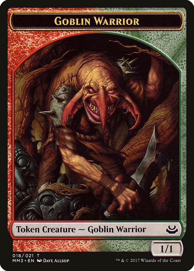 Goblin Warrior Token (18) [Modern Masters 2017]