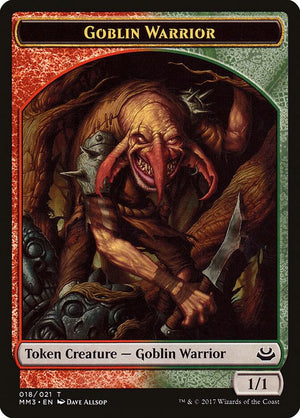 Goblin Warrior Token (18) [Modern Masters 2017]