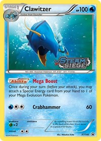 Clawitzer (XY Steam Siege Prerelease) (XY146) [XY Promos]