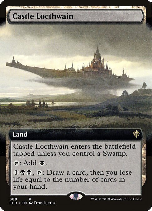 Castle Locthwain (389) [Throne of Eldraine] [Extended Art]
