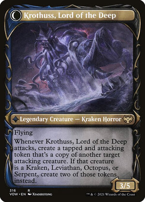 Runo Stromkirk // Krothuss, Lord of the Deep (316) [Innistrad: Crimson Vow] [Showcase] Reverse