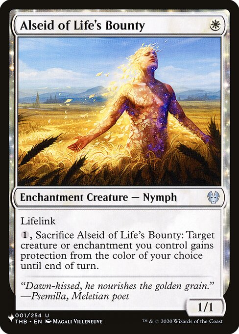Alseid of Life's Bounty (THB-1) [The List]