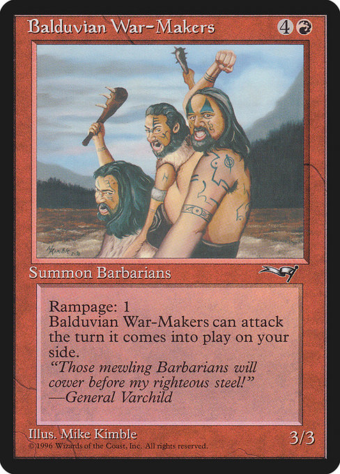 Balduvian War-Makers (66a) [Alliances]