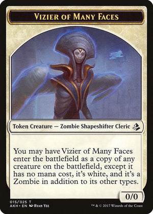Vizier of Many Faces Token (15) [Amonkhet]