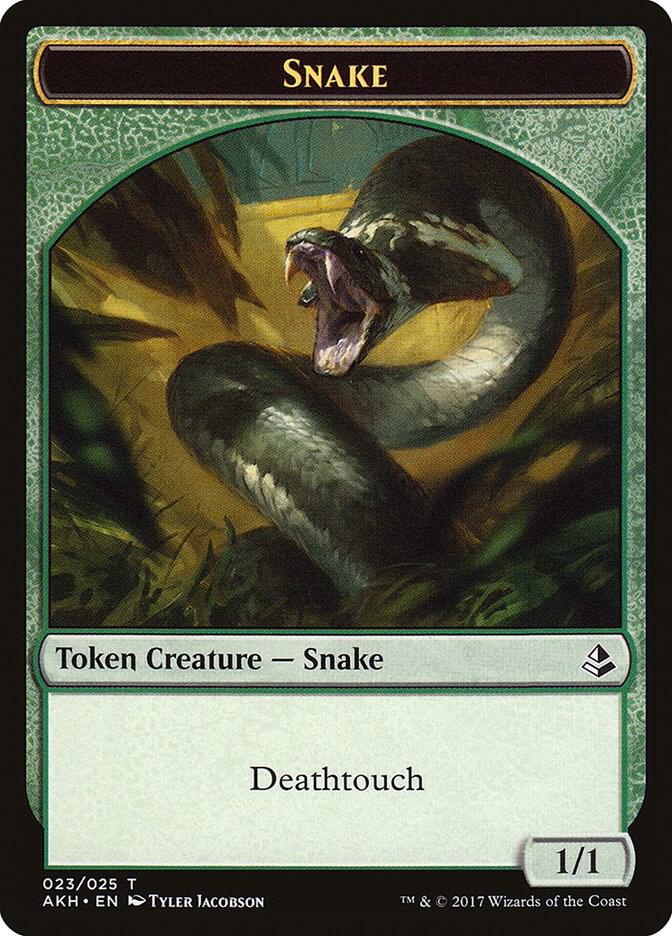 Snake Token (23) [Amonkhet]