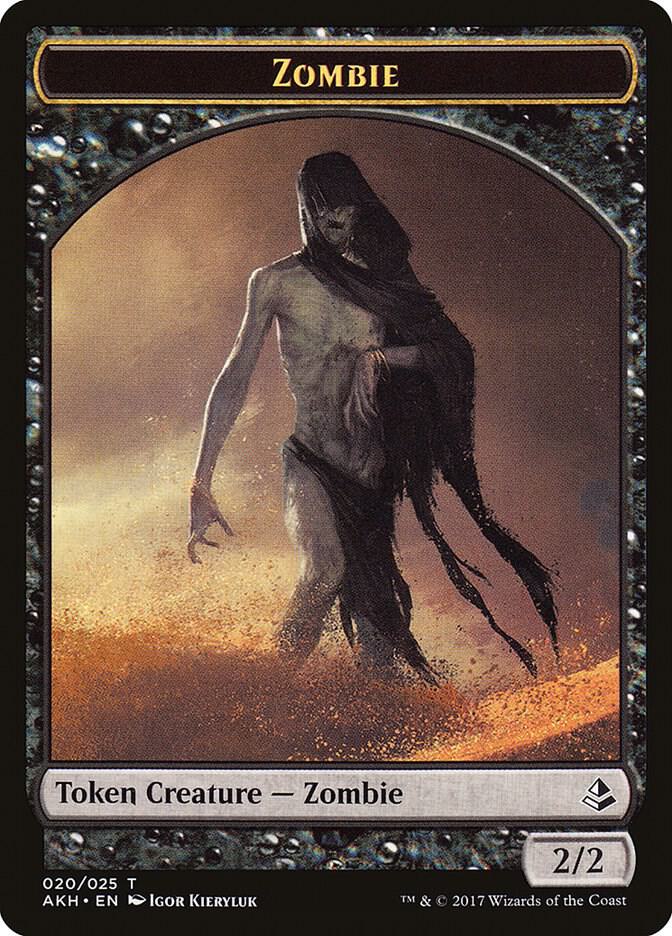 Zombie Token (20) [Amonkhet]