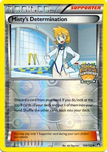 Misty's Determination - 104/122 (Regional Championships) (104/122) [League and Championship Cards]