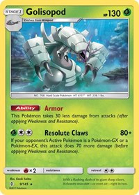Golisopod (9/145) [SM Guardians Rising]