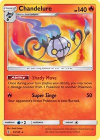 Chandelure (13/145) [SM Guardians Rising]