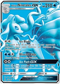 Alolan Ninetales GX (Full Art) (132/145) [SM Guardians Rising]