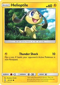 Helioptile (43/145) [SM Guardians Rising]