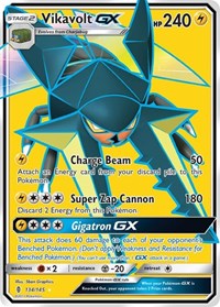 Vikavolt GX (Full Art) (134/145) [SM Guardians Rising]